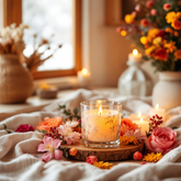 Festive Glass Candles (4 Scents)